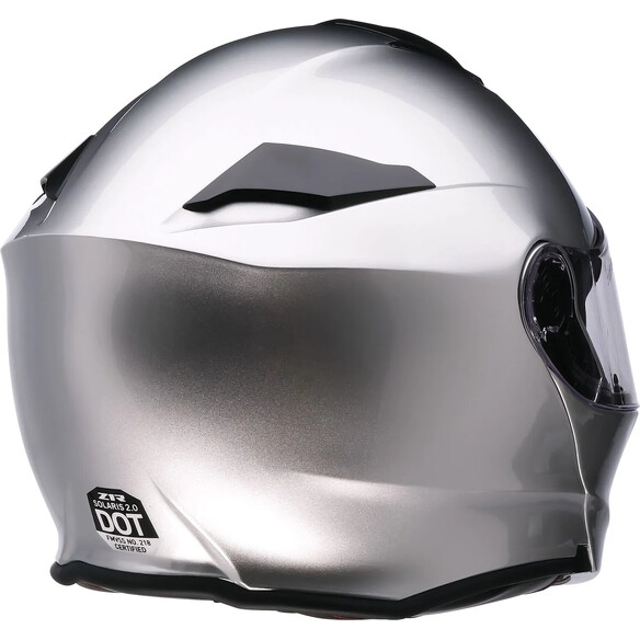 Solaris 2.0 Solid Modular Helmet Silver