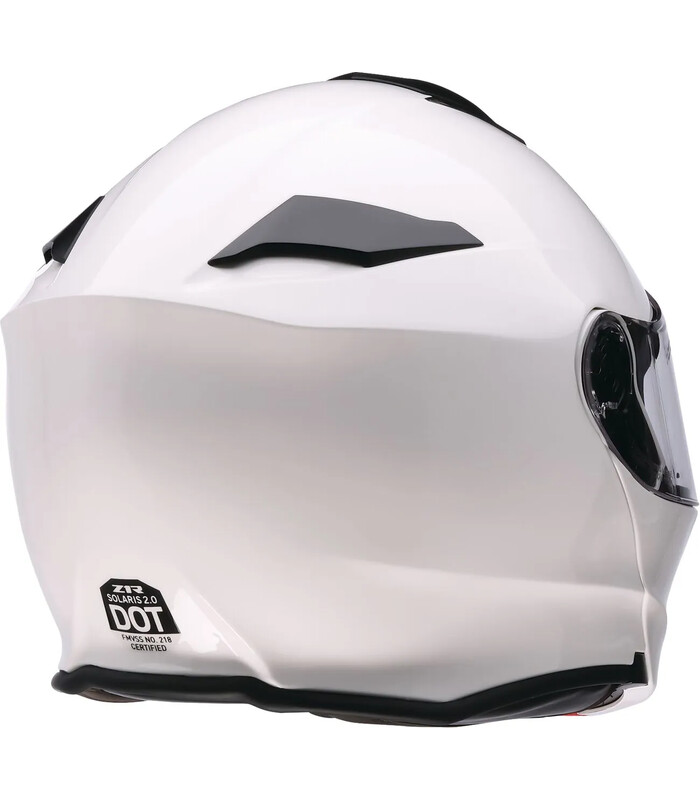 Solaris 2.0 Solid Modular Helmet White