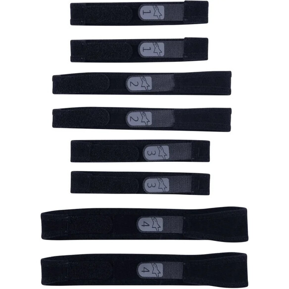 Rk-7-10 Series Plasma Knee Brace Single Strap Set Black
