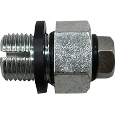 Oversized Drain Plug Silver