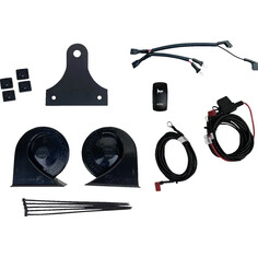 Electromagnetic Dual Horn Kit Black
