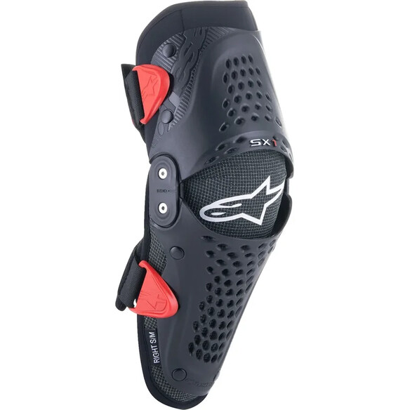 Youth Sx-1 Knee Protectors Black, Red