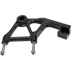 Radial Mount Caliper Bracket Anodized, Black