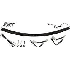 Genesis 4 Dynamic Led Batwing Windshield Trim Black