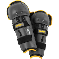 Youth Sector Gp Knee Guards Gray, Yellow