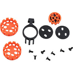 Visor Connector Kit Black, Orange