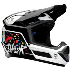 Youth Fleet Splat Helmet Multi, White, Black