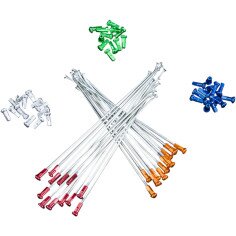 Spoke And Nipple Replacement Kit Orange, Aluminum