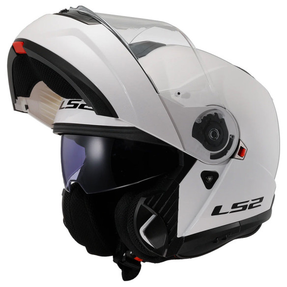 LS2 FF908 STROBE II Solid helmet - Gloss White