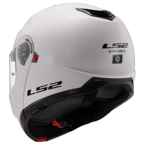 LS2 FF908 STROBE II Solid helmet - Gloss White