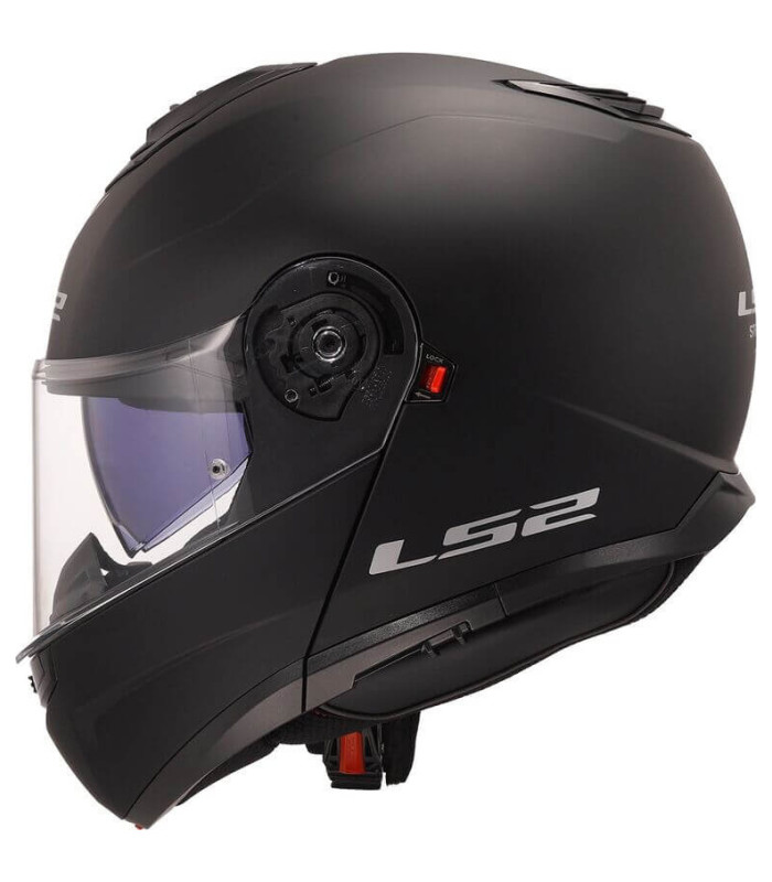 LS2 FF908 STROBE II Solid helmet - Gloss Black