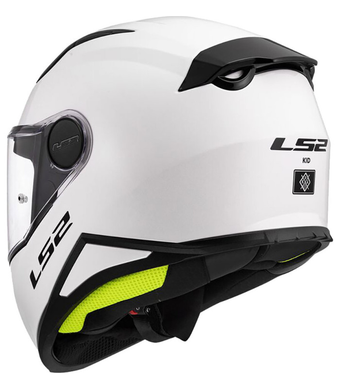 LS2 FF812 KID SOLID Helmet - Gloss White