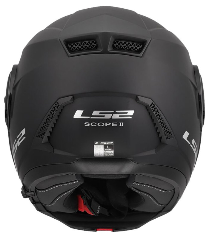LS2 LS2 FF902 SCOPE II Solid Helmet - S , Gloss Black