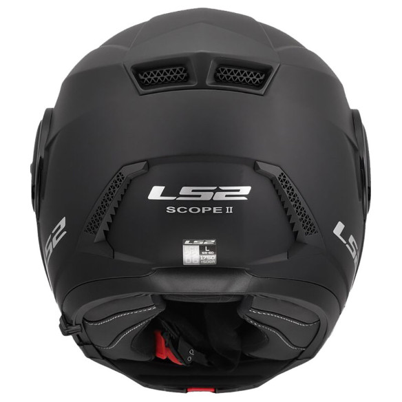 LS2 LS2 FF902 SCOPE II Solid Helmet - S , Gloss Black