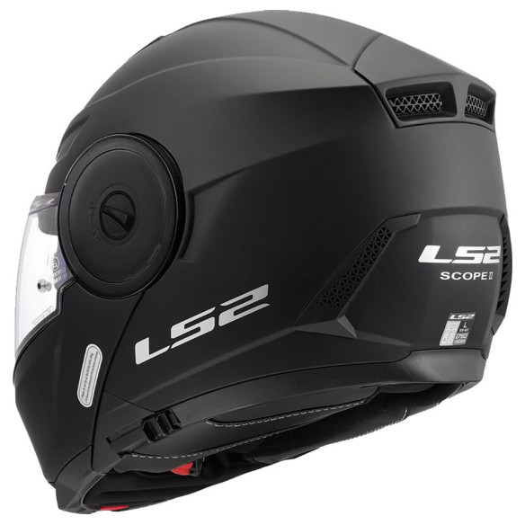 LS2 LS2 FF902 SCOPE II Solid Helmet - S , Gloss Black