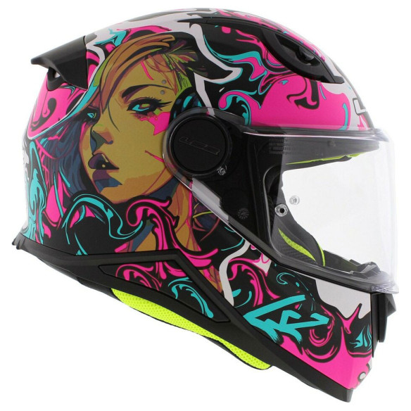 LS2 FF812 KID CYBERG - Matt Purple Cyan