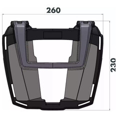 Aprilia Tuono V4R (2012-) / V4 1100 RR (2015-2020) Easyrack-Metal Carrier for TC