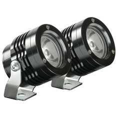 90533 - O-Lux, pair of auxiliary led lights, 12V - Black