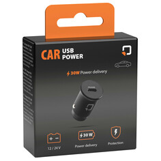 91799 Car Usb Power, 1 Usb C port charger - PD - 30W - 12/24V