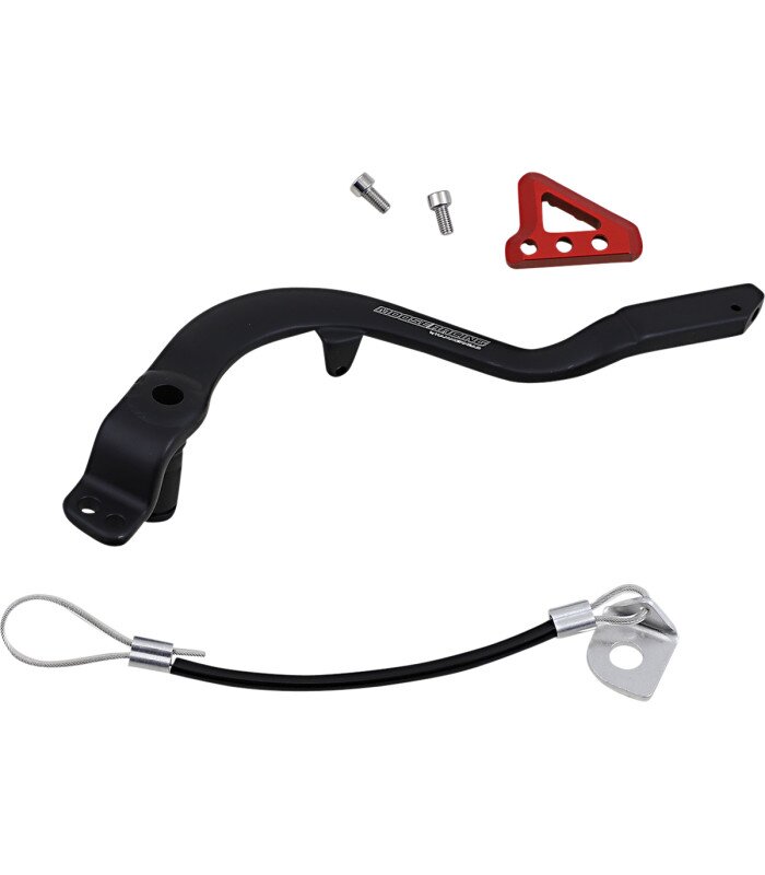 Brake Pedal Black, Red