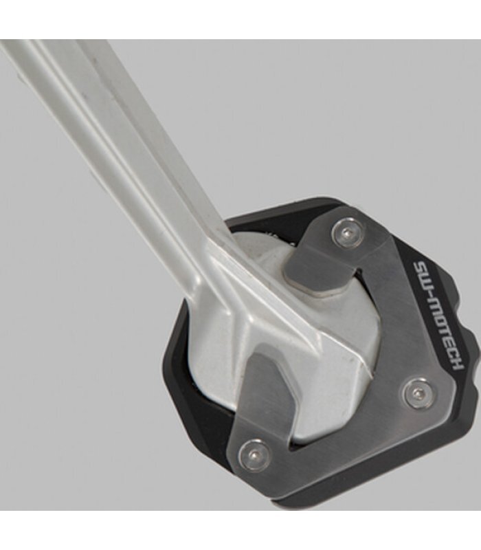 Sidestand Foot Extension Black, Silver