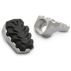 Evolution Footrest Black, Silver