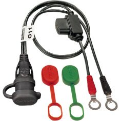 5-16'' Eyelet Sae Battery Connection Leads Black