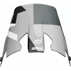 Reflex Sport Helmet Visor Gray, White